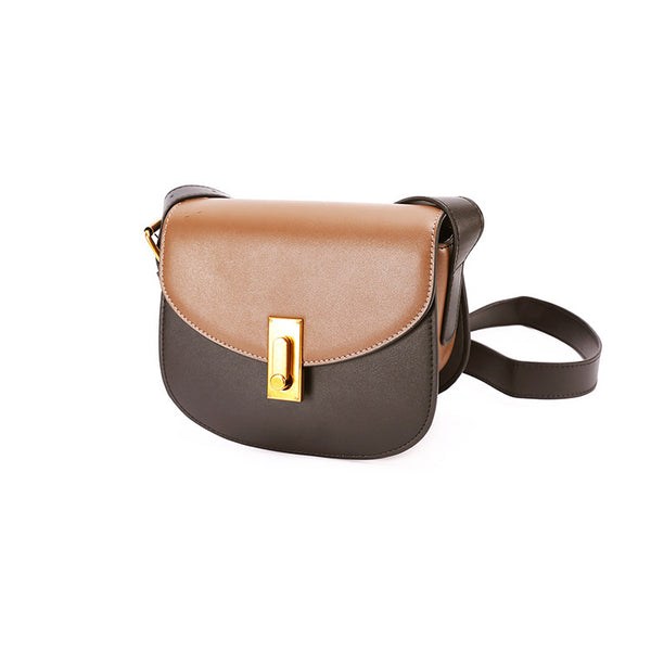 Chic Womens Brown Leather Crossbody Bags Purse Shoulder Bag for Women cool