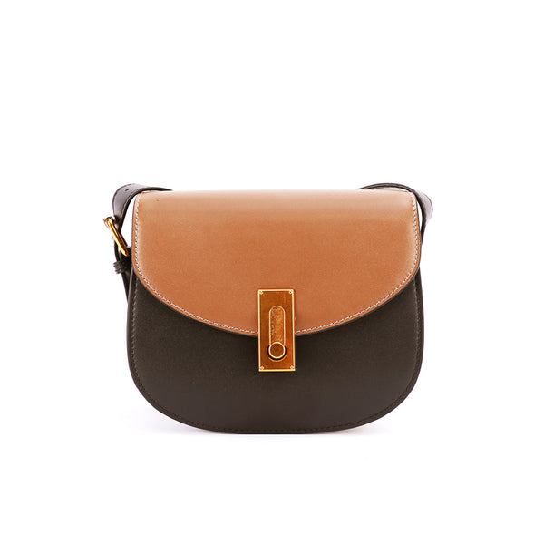 Chic Womens Brown Leather Crossbody Bags