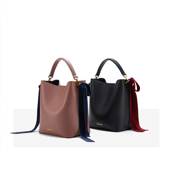 Chic Womens Bucket Bag Leather Handbags Crossbody Bags for Women fashion