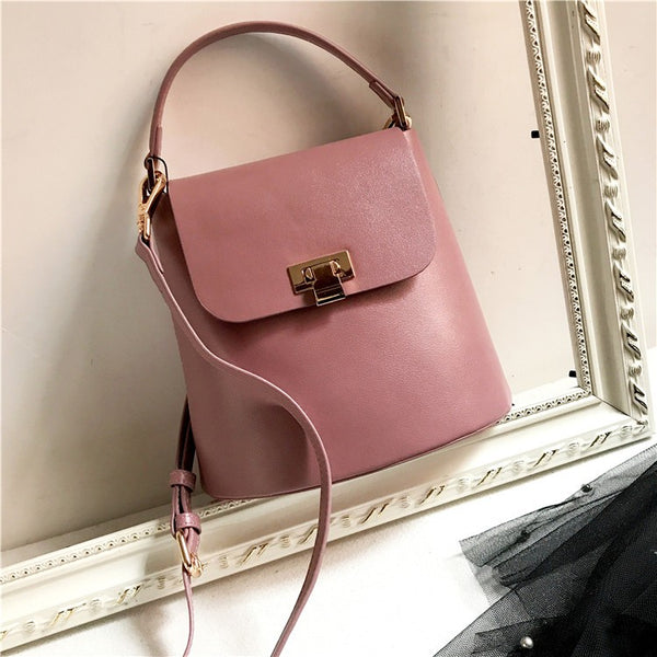 Chic Womens Leather Crossbody Bags Leather Handbags for Women Pink Accessories