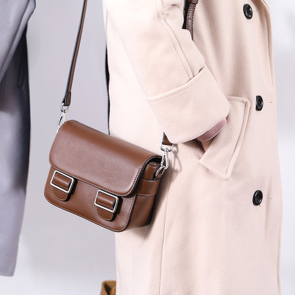 Cute Womens Leather Satchel Bag Crossbody Bags Purse for Women