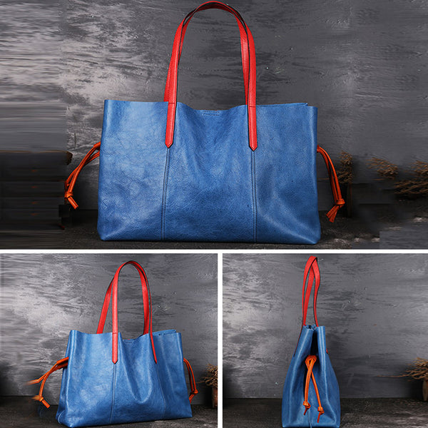 Classical Womens Genuine Leather Tote Bags Handbags Purses for Women Details