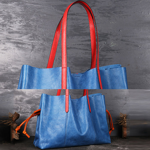 Classical Womens Genuine Leather Tote Bags Handbags Purses for Women cowhide