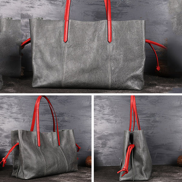 Classical Womens Genuine Leather Tote Bags Handbags Purses for Women fashion