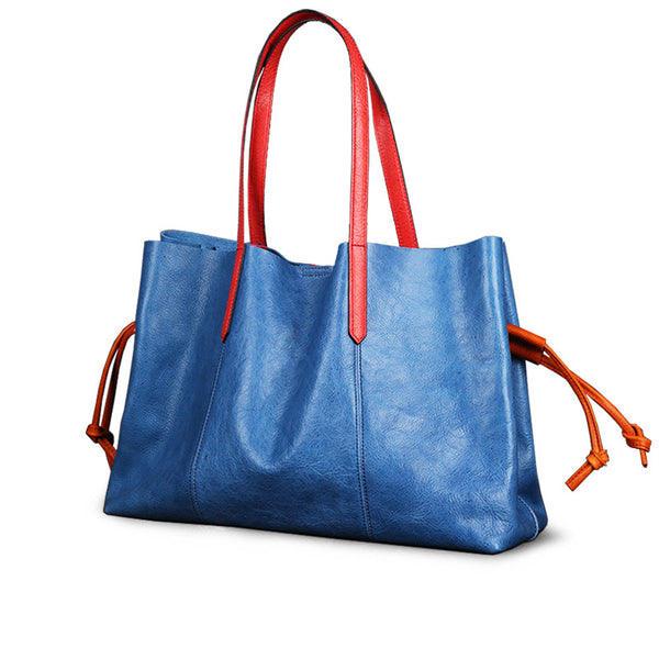 Classical Womens Genuine Leather Tote Bags
