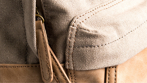 Womens Cool Canvas And Vegan Leather Backpacks Rucksack Purse For Women Details
