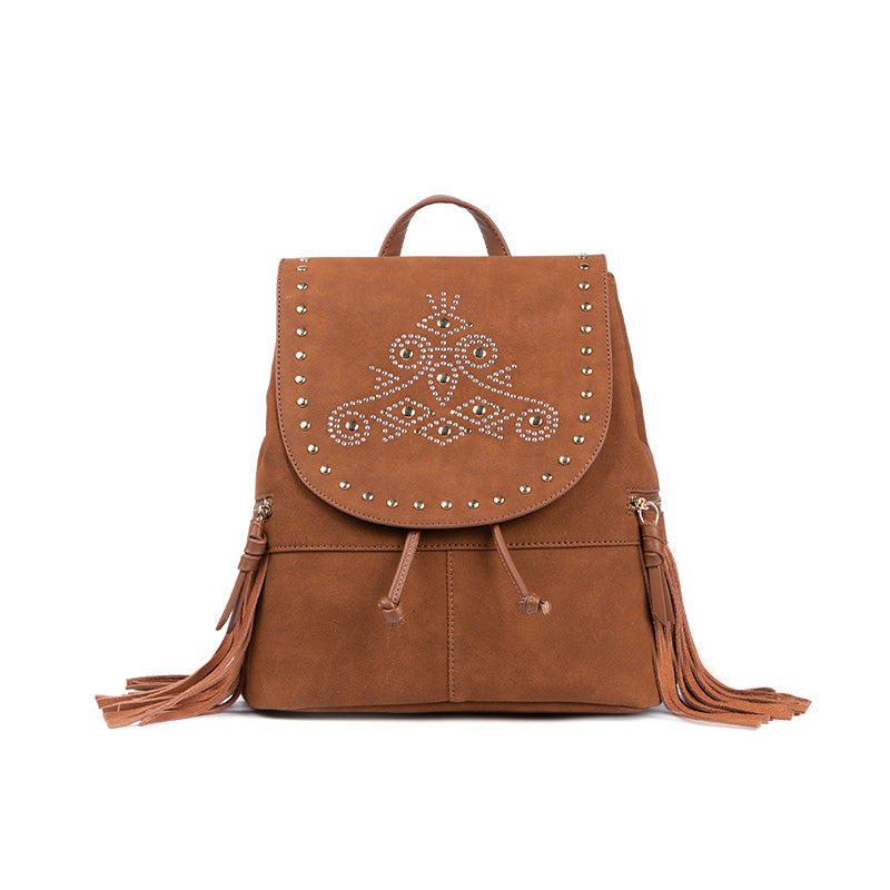 CLN BACKPACK COFFEE/BROWN, Women's Fashion, Bags & Wallets