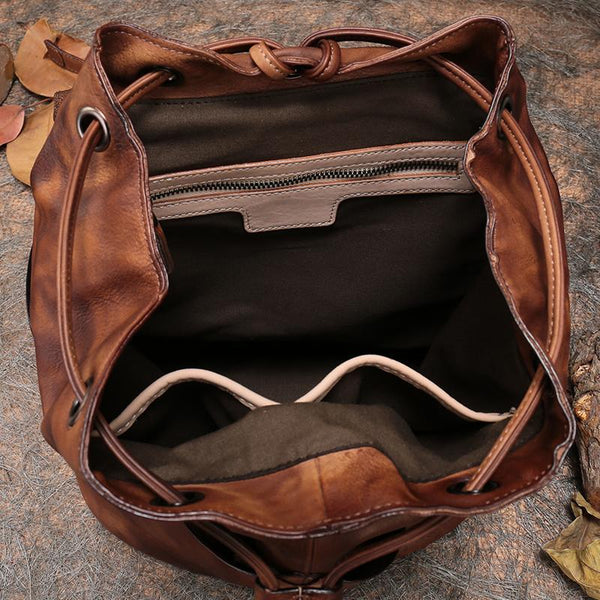 Cool Tassel Women Leather Backpack Purse Designer Backpacks for Women Accessories