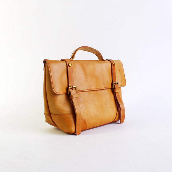 Cool Women's Brown Leather Satchel Bag Crossbody Bags Handbags