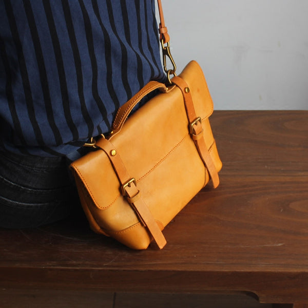Cool Women's Brown Leather Crossbody Bags Handbags for Women Brown