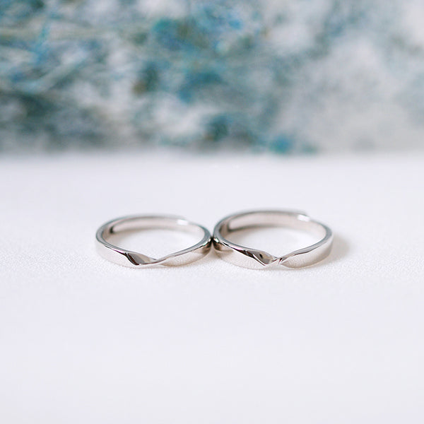 Couple Rings Silver Lovers Jewelry Women Men unique