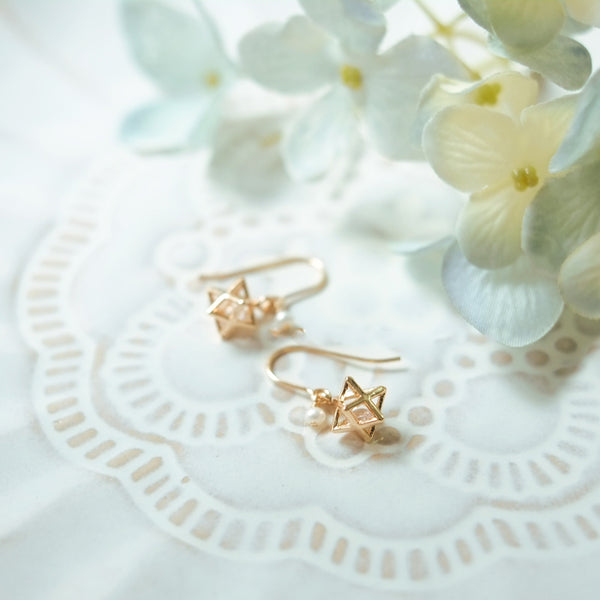 Crystal Pearl Hook Earrings Gold Jewelry Accessories Women eautiful