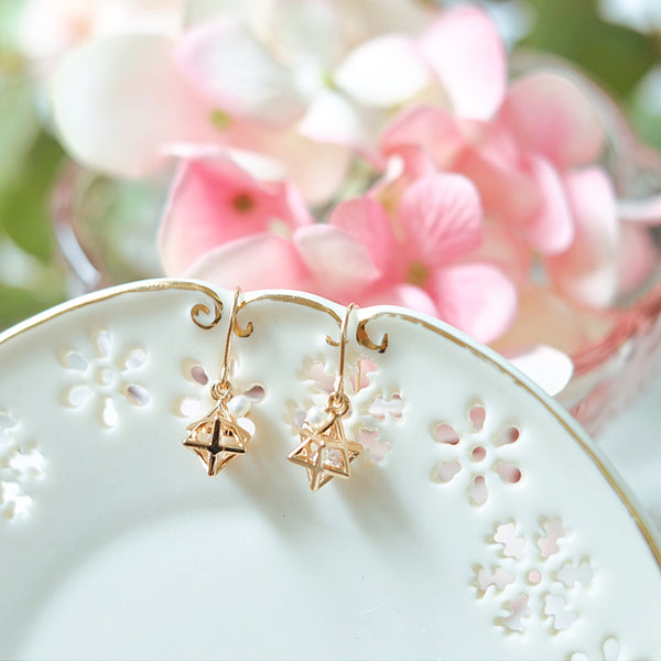 Crystal Pearl Hook Earrings Gold Jewelry Accessories Women elegant