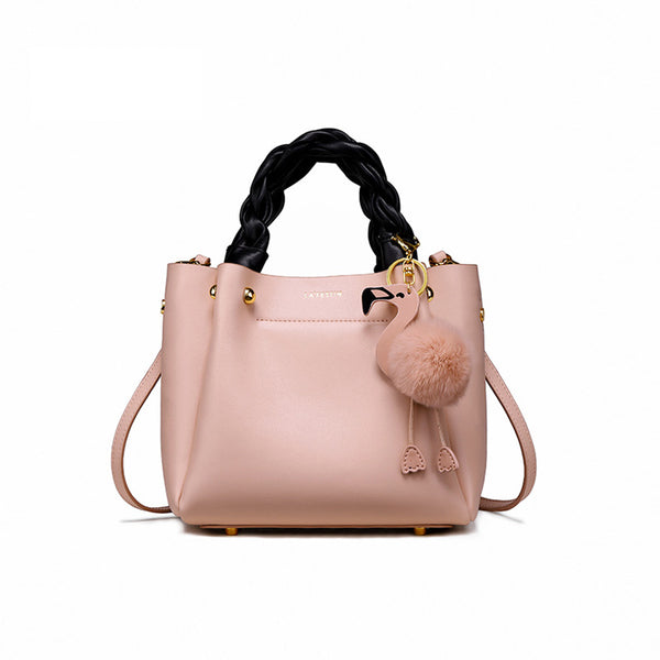 Cute Bucket Bag Womens Leather Handbags Tote Bag Crossbody Bags gift