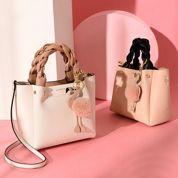 Cute Bucket Bag Womens Leather Handbags Tote Bag