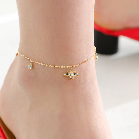 Bee anklet sale