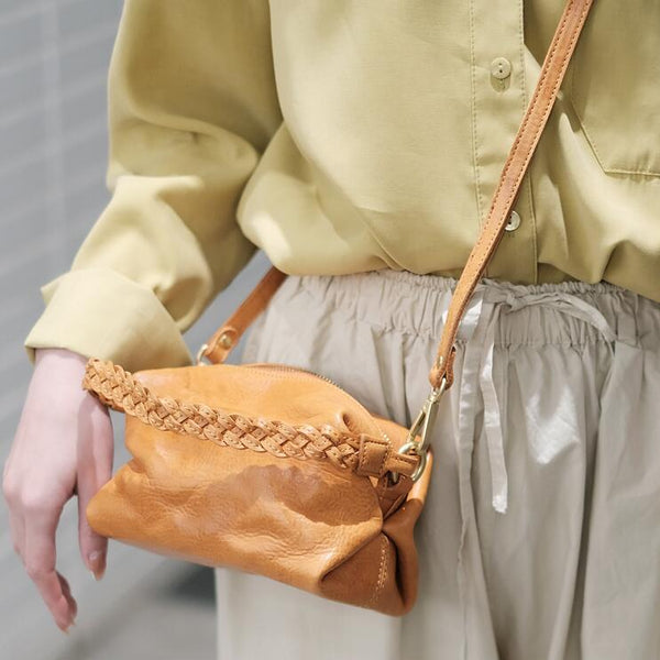 Cute Ladies Leather Shoulder Bags Small Genuine Leather Handbags For Women Original