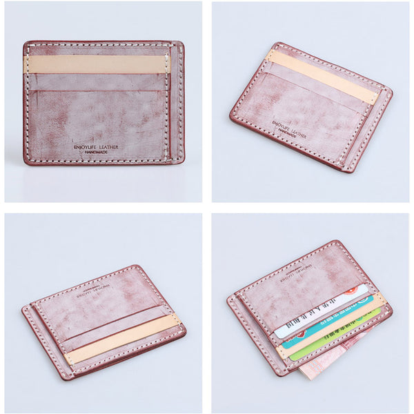 Cute Ladies Small Leather Card Holder Wallet Slim Wallets for Women Accessories