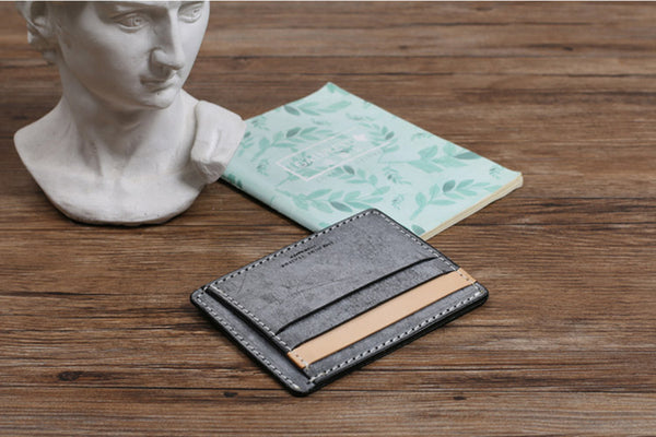 Cute Ladies Small Leather Card Holder Wallet Slim Wallets for Women fashion