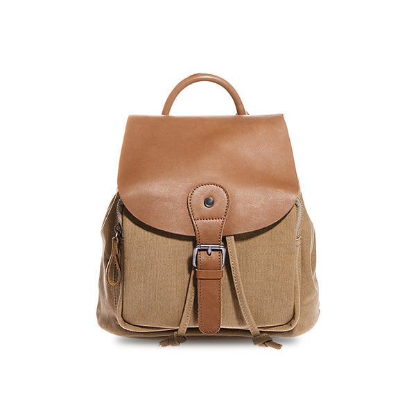 Cute Ladies Small Leather Rucksack Backpack Bag