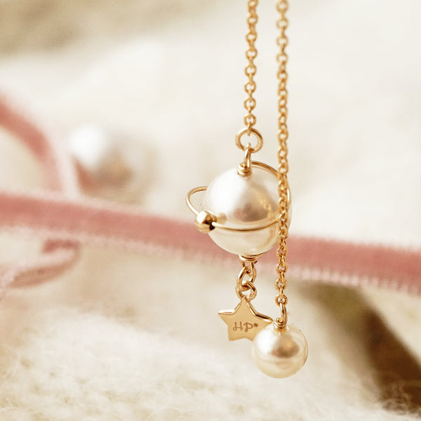 Cute Planet Threader Earrings Drop Earrings 14K Gold Plated Jewelry For Women adorable