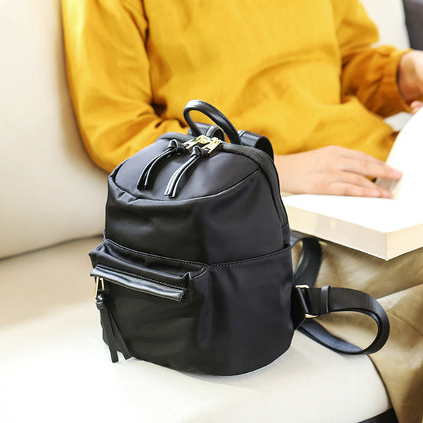 Cute Women Nylon Backpack Purse Small Rucksack Bag Cool