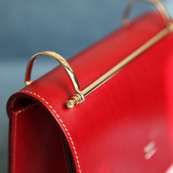 Cute Women's Genuine Leather Crossbody Satchel Bag Shoulder Handbags for Women Details