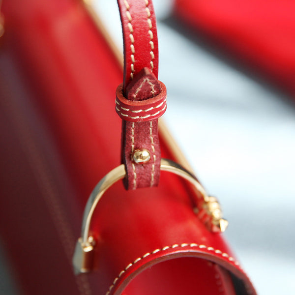Cute Women's Genuine Leather Crossbody Satchel Bag Shoulder Handbags for Women