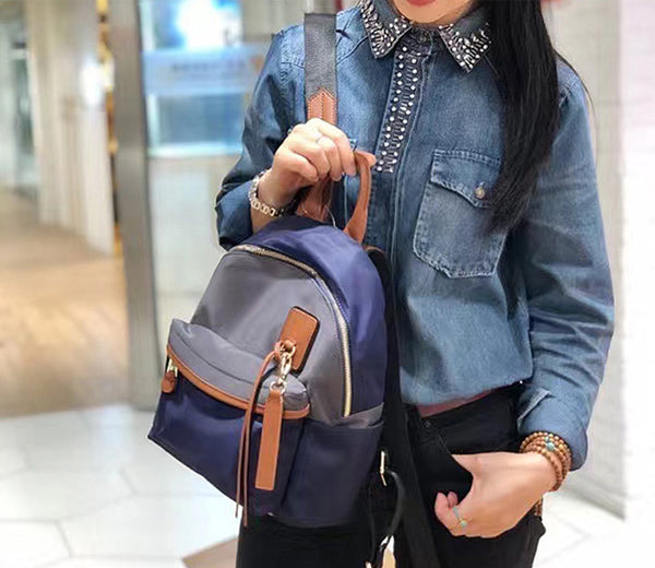 Cute Women's Nylon Mini Backpack Ladies Rucksack Cool