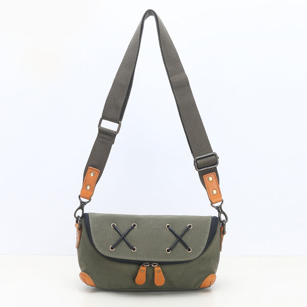 Cute Womens Canvas Shoulder Bags Canvas Crossbody Bag For Ladies Casual