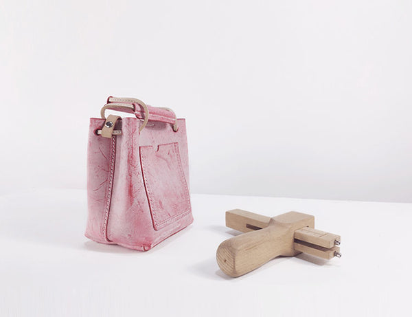 Cute Womens Leather Bucket Shoulder Bag Purse Handbags for Women Small