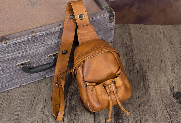 Cute Womens Leather Crossbody Chest Bag Sling Pack For Women Boutique