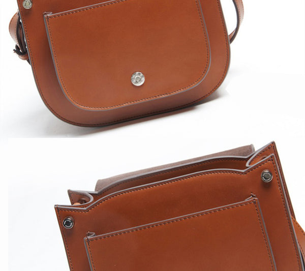 Cute Womens Saddle Bag Leather Crossbody Bags Shoulder Bag for Women gift