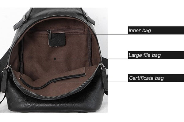 Designer Black Leather Womens Mini Backpack Purse Cute Backpacks for Women trendy