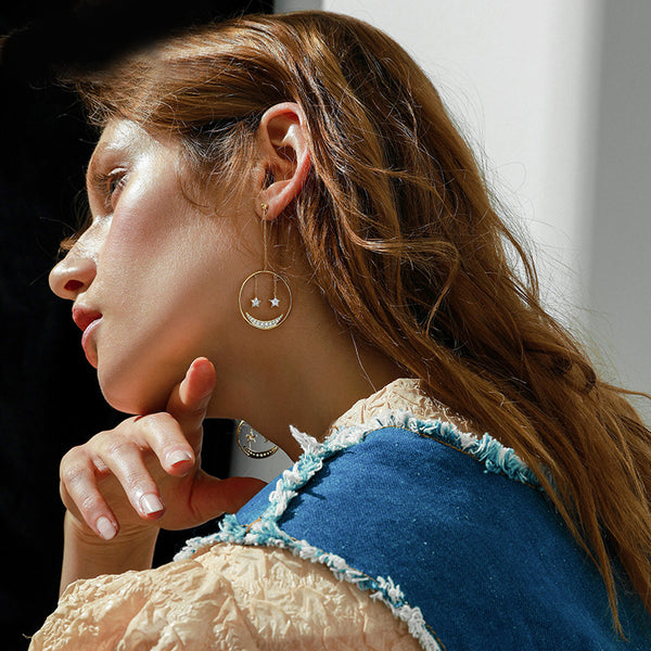 Designer Dangle Stud Earrings Fashion Jewelry Accessories Gift Women chic
