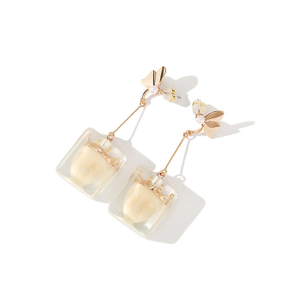 Designer Cute Angel Stud Dangle Earrings Chic Jewelry Accessories Gift for Women