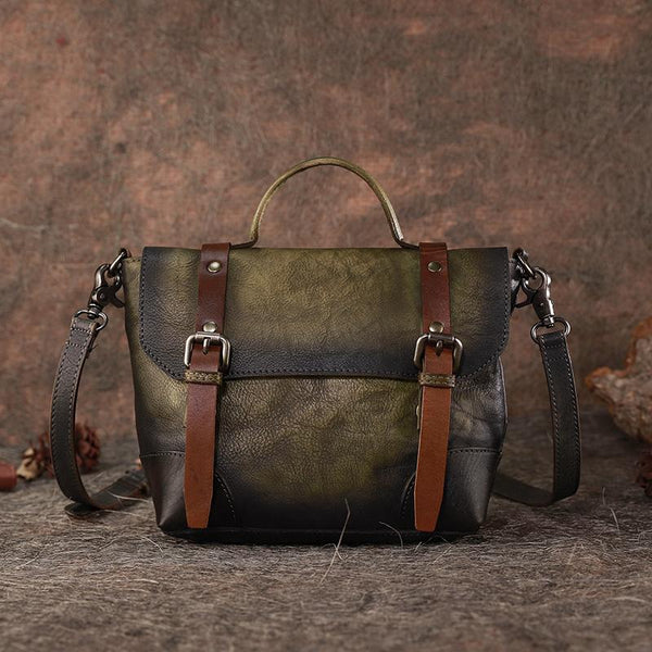 Designer Leather Handbags Women's Leather Satchel Bag Purse
