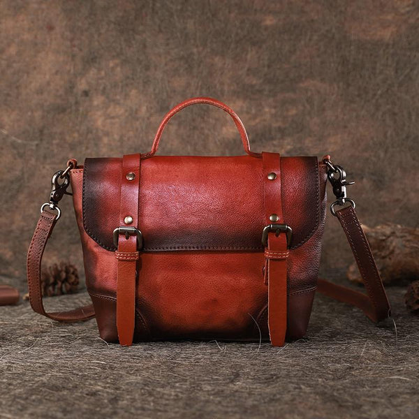 Designer Leather Handbags Women's Leather Satchel Bag