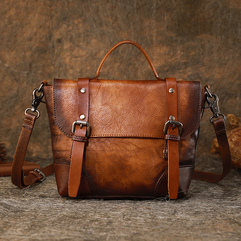 Designer Leather Handbags Women's Leather Satchel