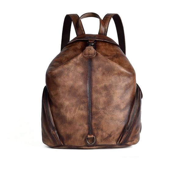 Designer Leather Women Backpack Purse