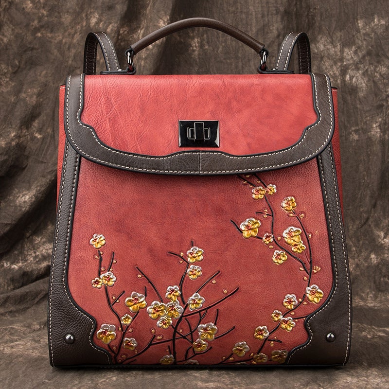Designer Womens Leather Backpack Purse Shoulder Handbags for Women Original