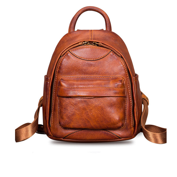 Designer Womens Mini Leather Backpack Bag