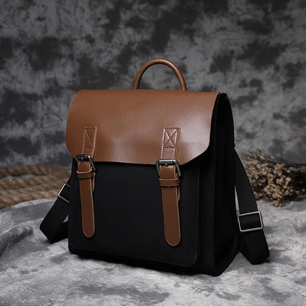 Designer Womens Small Rucksack Leather Backpack Bag Purse Canvas Backpacks for Women cute