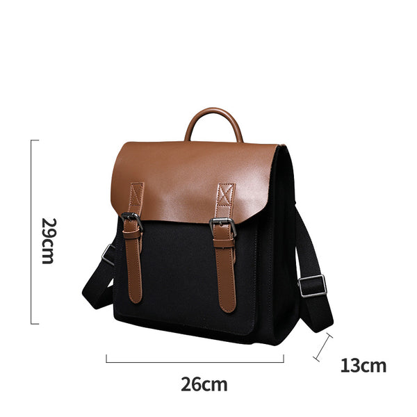 Designer Womens Small Rucksack Leather Backpack Bag Purse Canvas Backpacks for Women funky