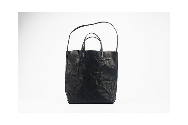 Designer Womens Wrinkle Genuine Leather Shoulder Tote Bags Handbags for Women Latest