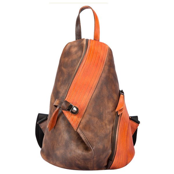 Dyed Leather Womens Backpack Purse Designer Backpacks for Women Accessories