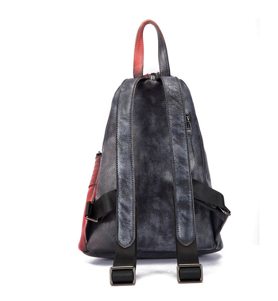 Dyed Leather Womens Backpack Purse Designer Backpacks for Women Boutique