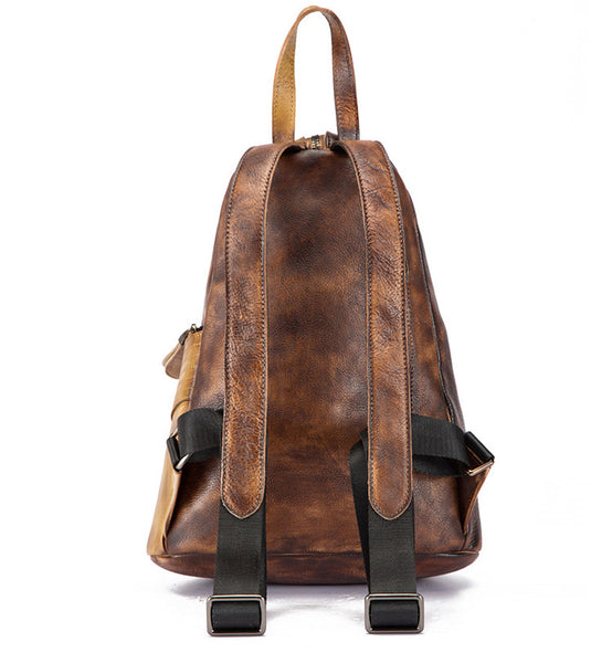 Dyed Leather Womens Backpack Purse Designer Backpacks for Women Designer