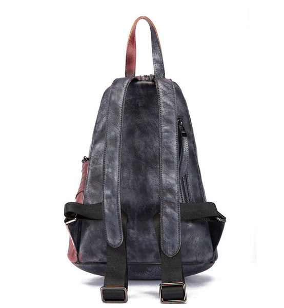 Dyed Leather Womens Backpack Purse Designer Backpacks for Women fashion