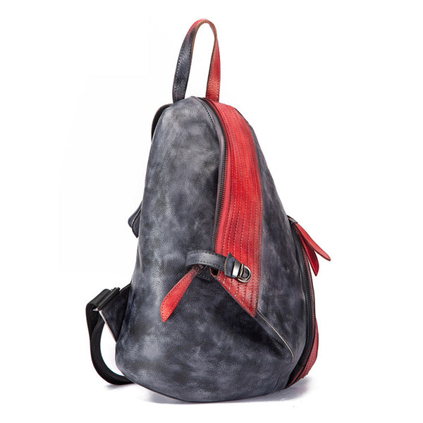 Dyed Leather Womens Backpack Purse Designer Backpacks for Women